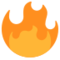 Fire emoji on Mozilla